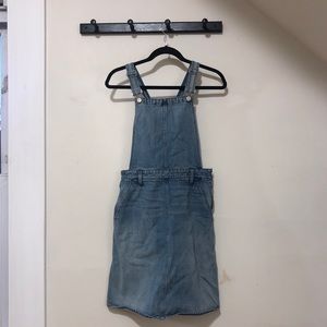 Madewell Denim Overall Dress Pinafore Apron